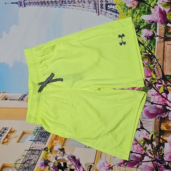 Under Armour Other - Under Armour Lime Athletic Kids Shorts New Small